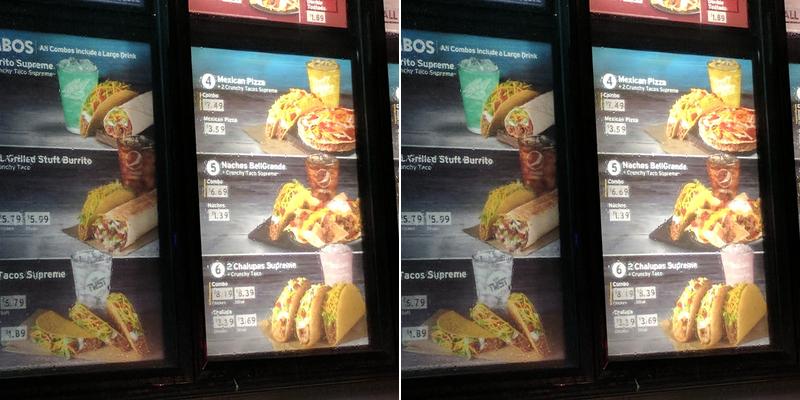 Taco Bell Menu