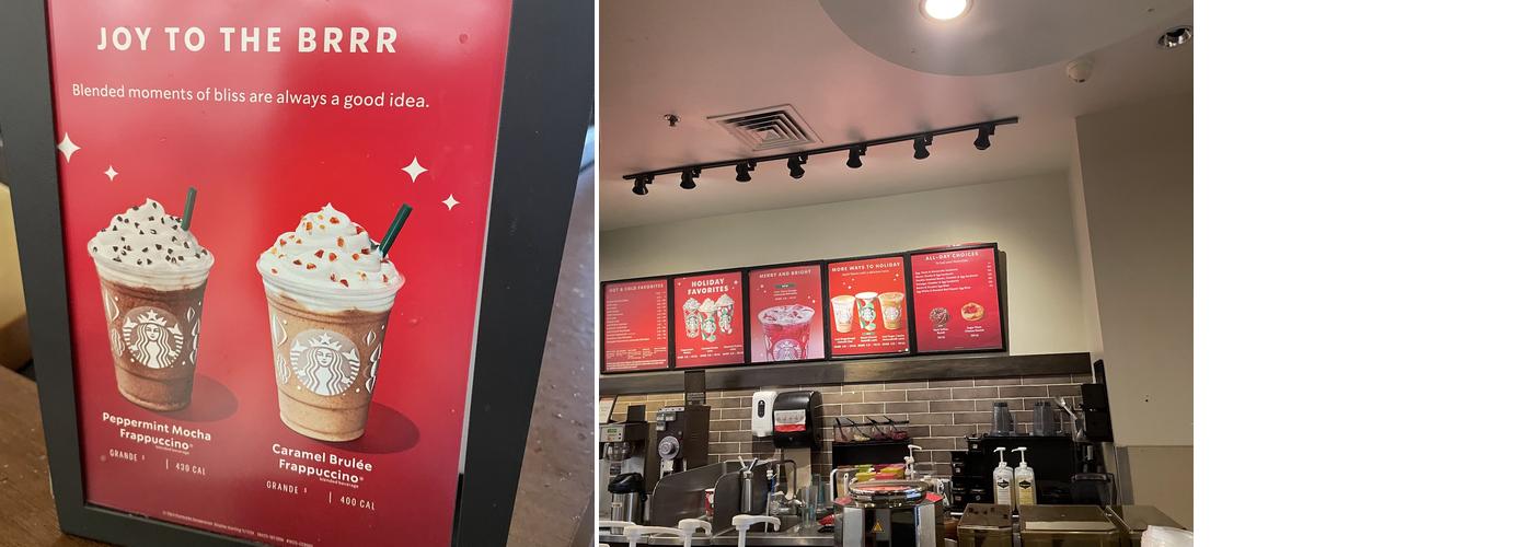 Starbucks Menu