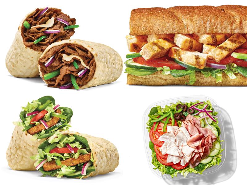 Subway Menu