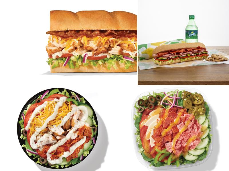 Subway Menu