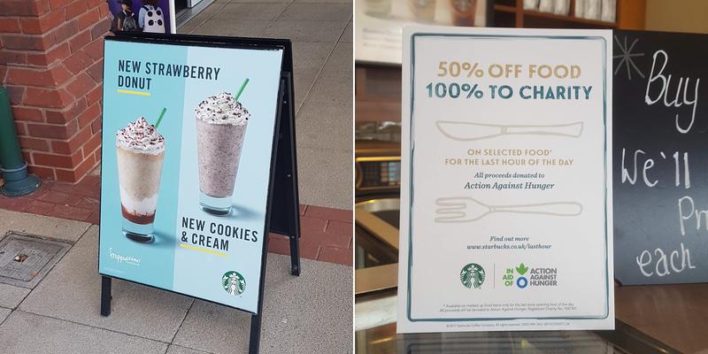 Starbucks Coffee Menu