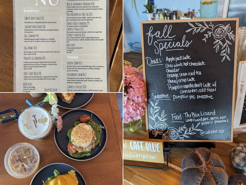 Cafe Blue Menu