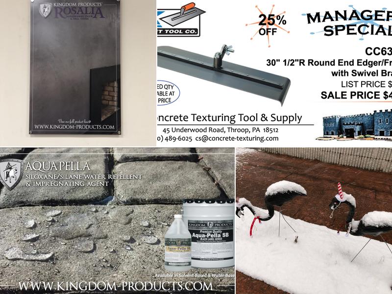 Concrete Texturing Tool & Supply