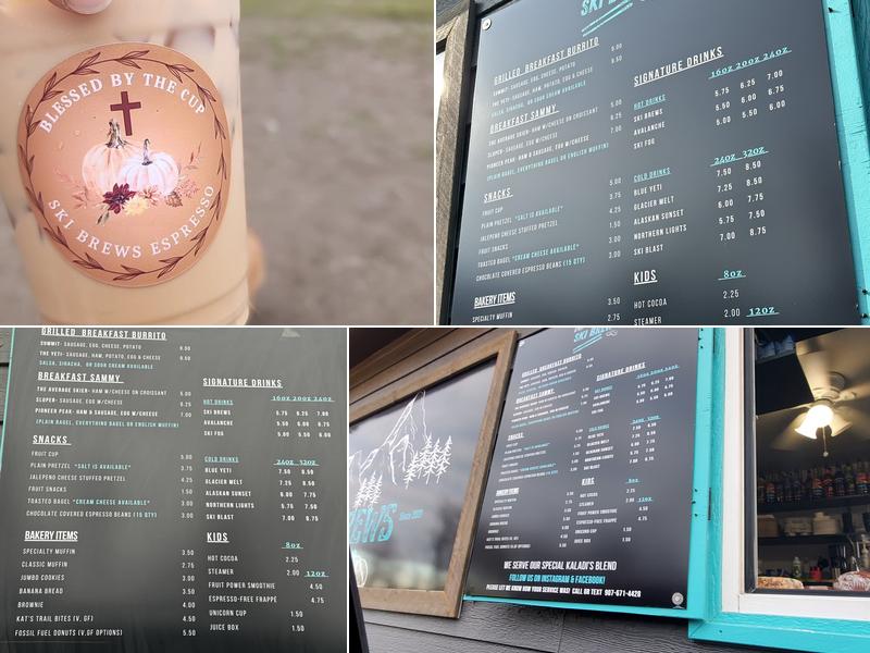 Ski Brews Espresso Menu