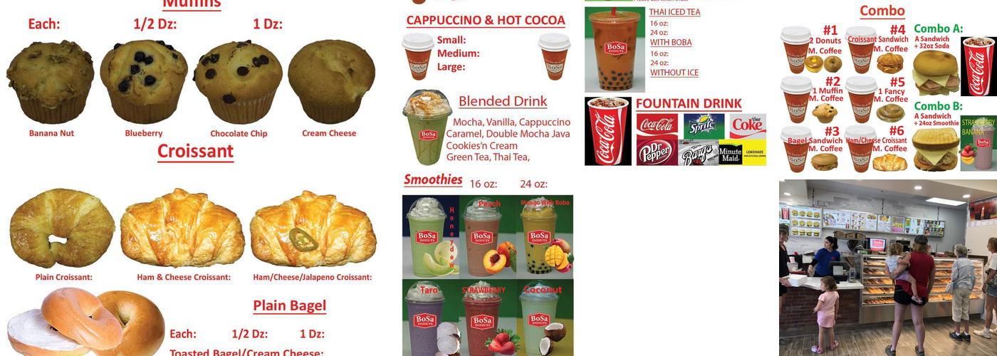 BoSa Donuts Menu