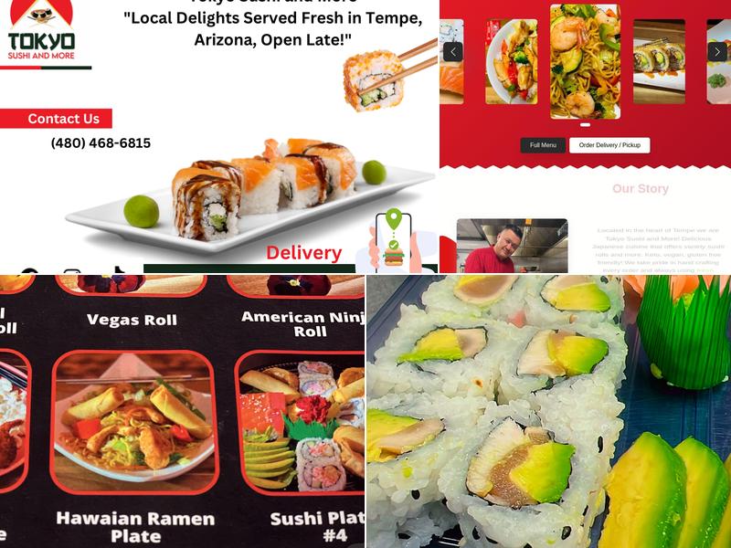 tokyo sushi and more Menu