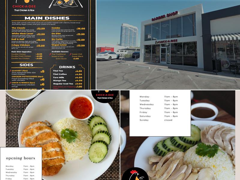 Chick-A-Dee Menu