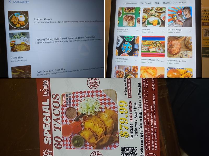 Highland Food Hub Menu