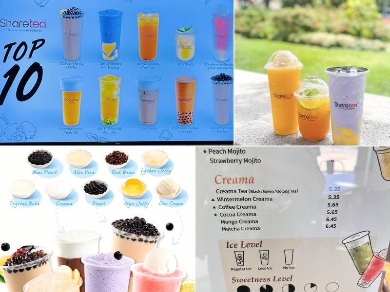 Sharetea Valencia Menu