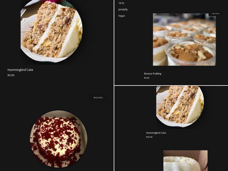 Aunty Pooeys Sweet Tooth Menu