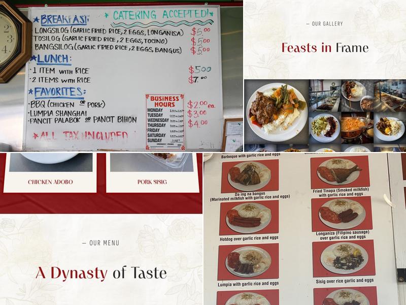 Irma's Pampanga Menu