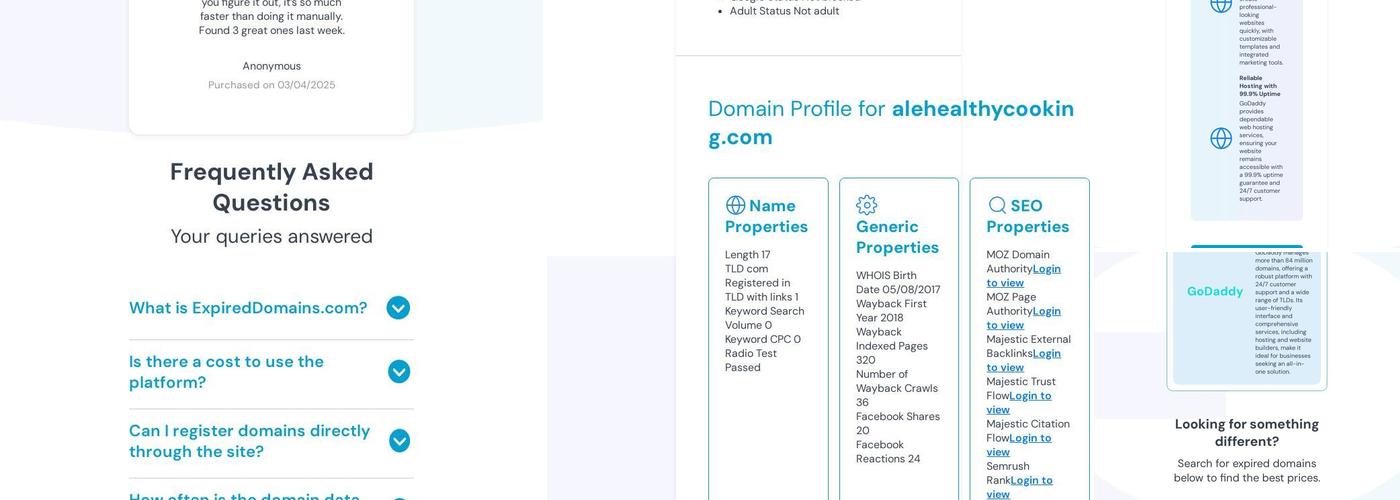 Ale Healthy Cooking Menu