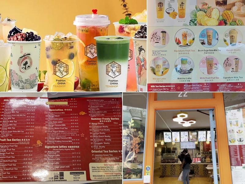 By Me Boba Tea Menu