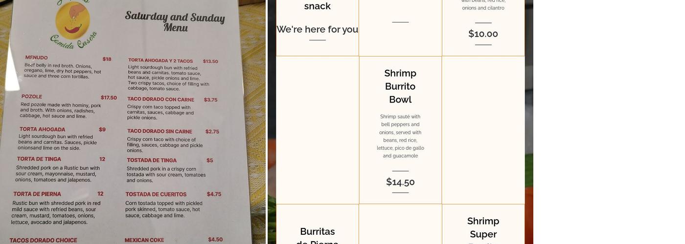 Lichos Comida Casera Menu