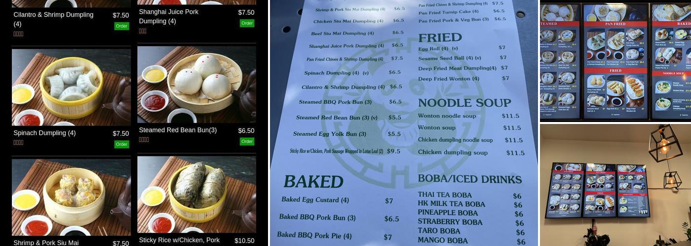 House of Dim Sum Menu