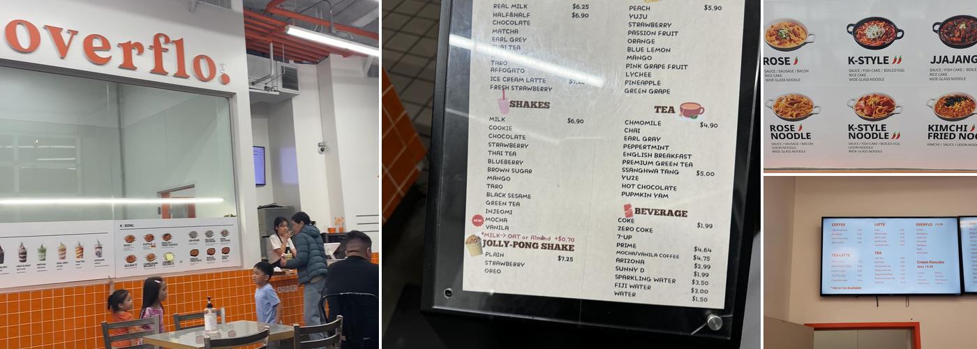 Overflo. Menu