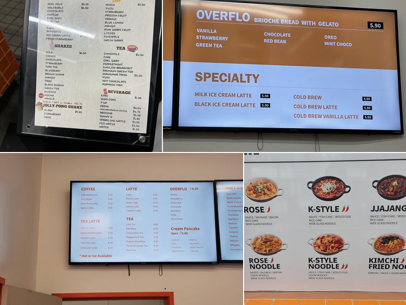 Overflo. Menu