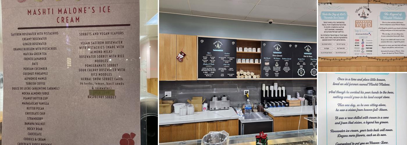 Mashti Malone's Menu