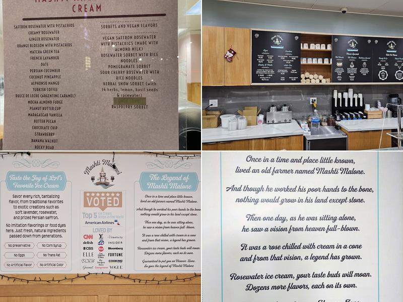 Mashti Malone's Menu