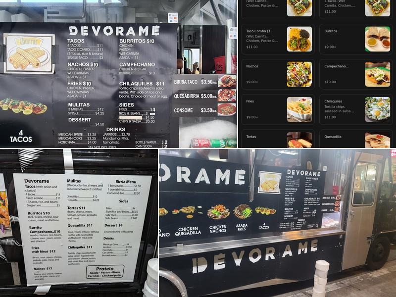 Devorame Menu