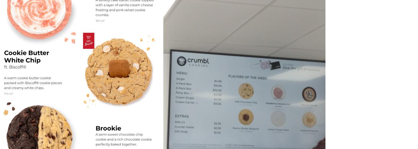 Crumbl - Visalia Menu