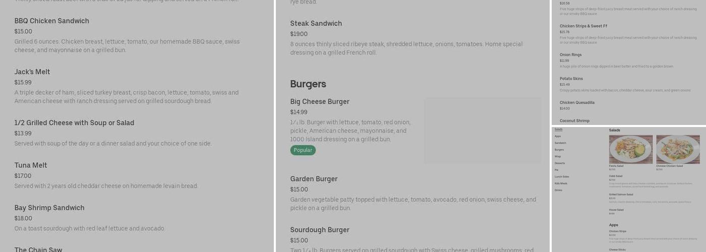 Super Mega Dilla Menu