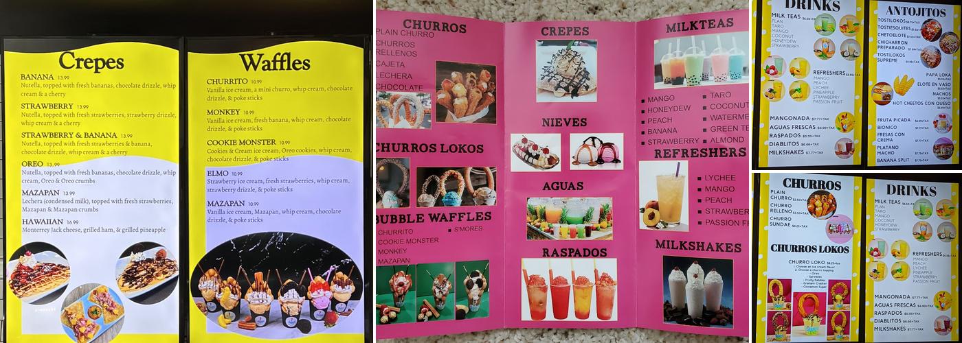 El Churrito Loko Menu