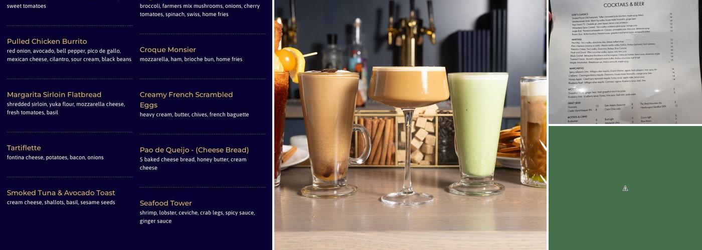 Elsie's Table Menu