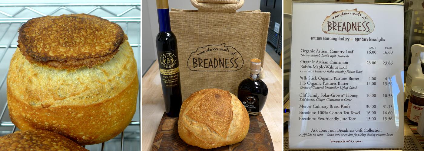 Random Acts of Breadness Menu