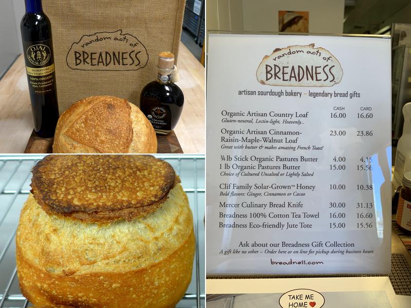 Random Acts of Breadness Menu