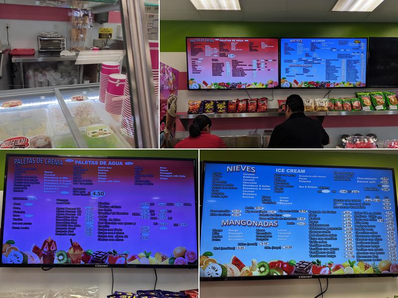 La Michoacana Premier Menu