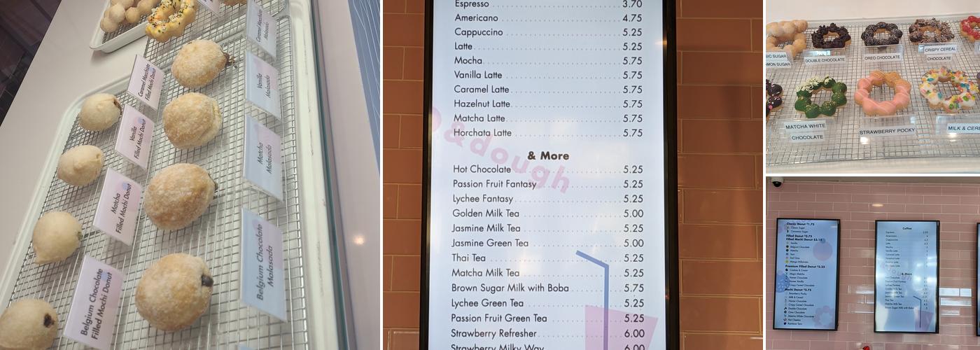 Dot & Dough Menu