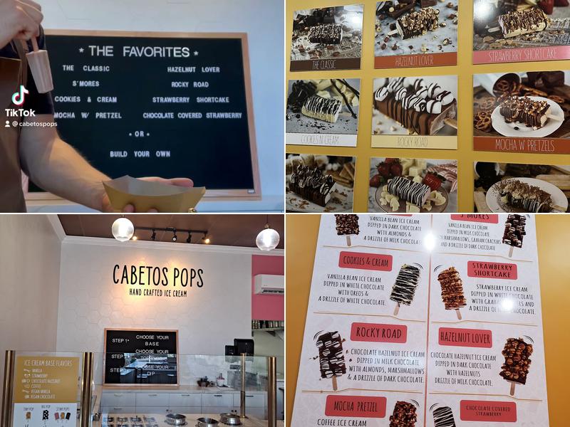 CABETOS Pops Menu