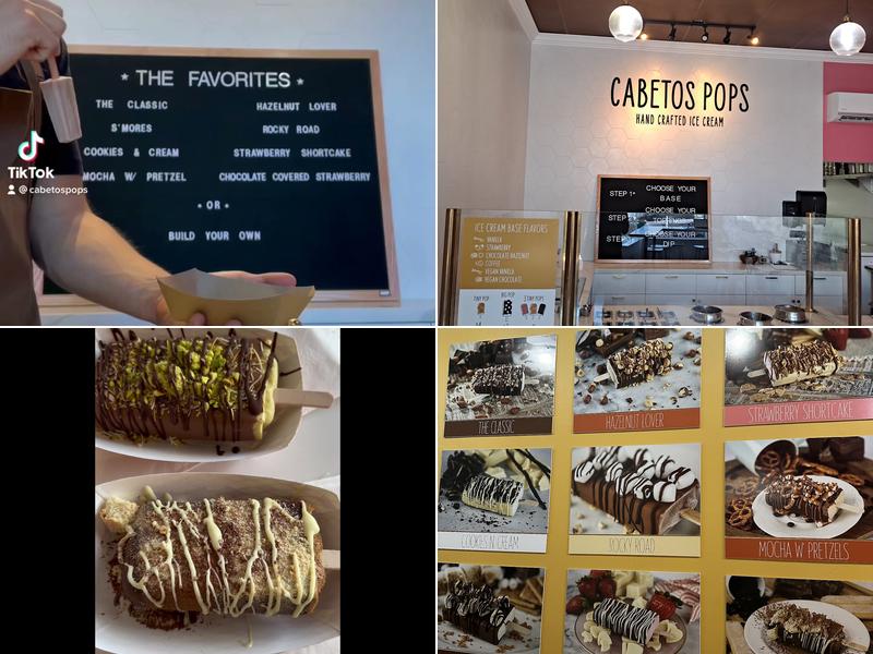 CABETOS Pops Menu