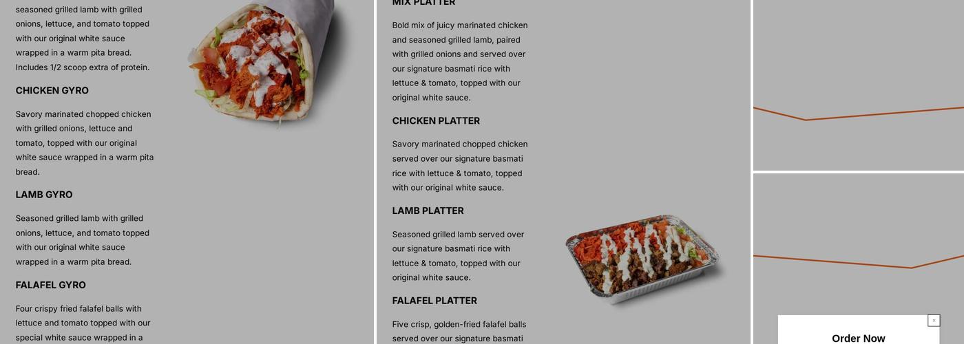 New York Chicken & Gyro-West La Menu