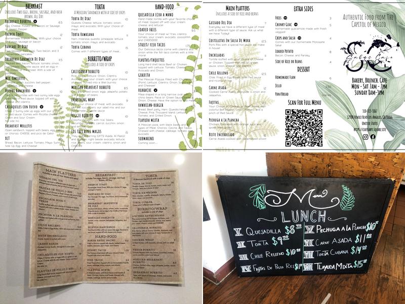 Saby's Coffee & Kitchen Menu