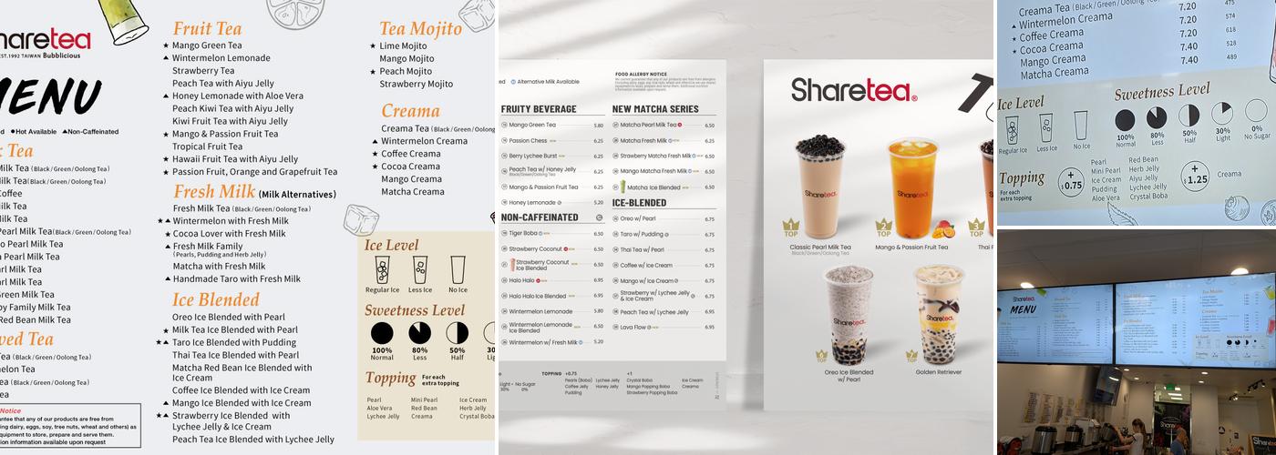 Sharetea Menu