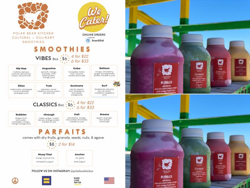 Polar Bear Kitchen Menu