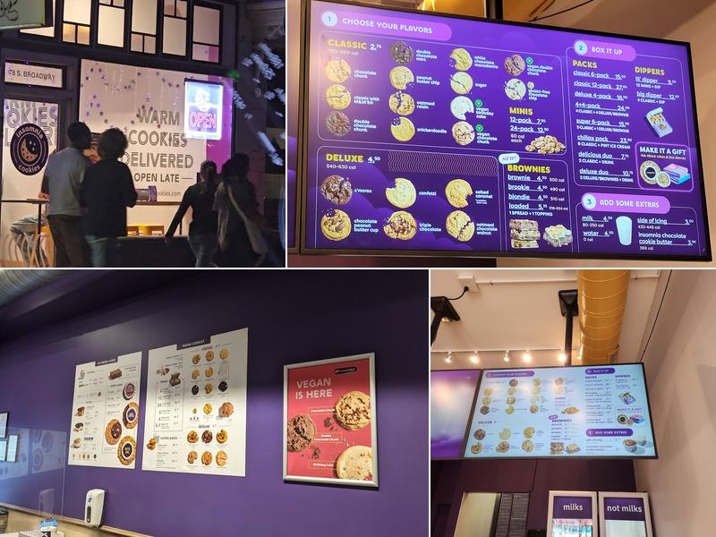 Insomnia Cookies Menu