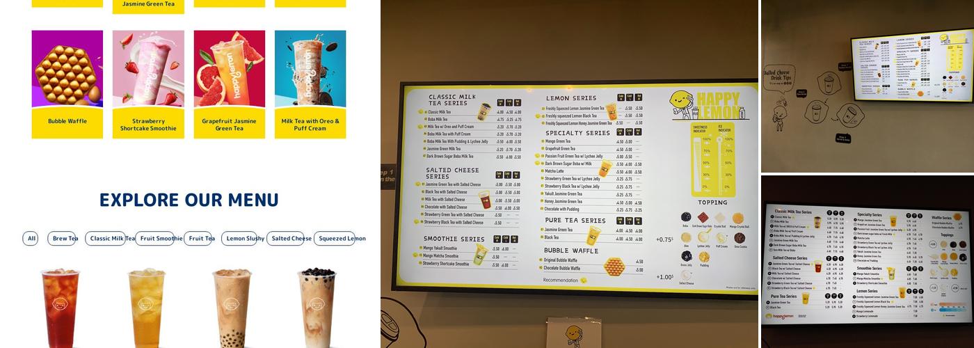 Happy Lemon Greenwood Village Menu