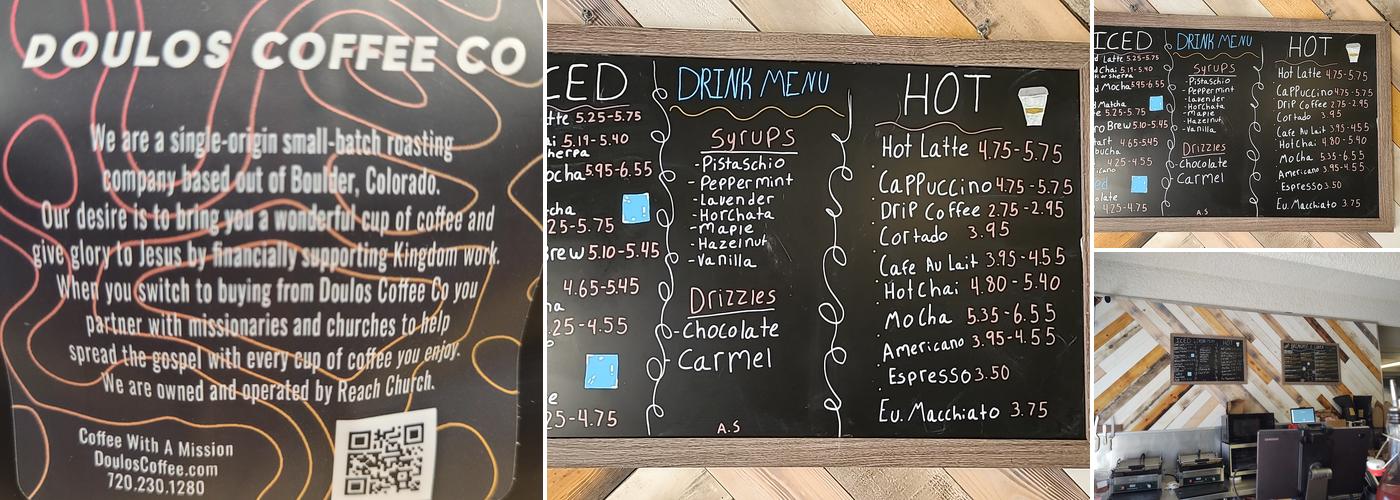 Doulos Coffee Co Menu