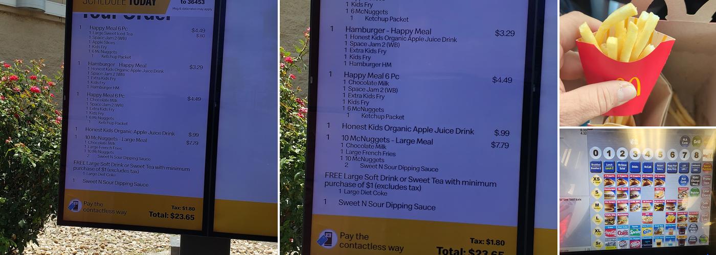 McDonald's Menu