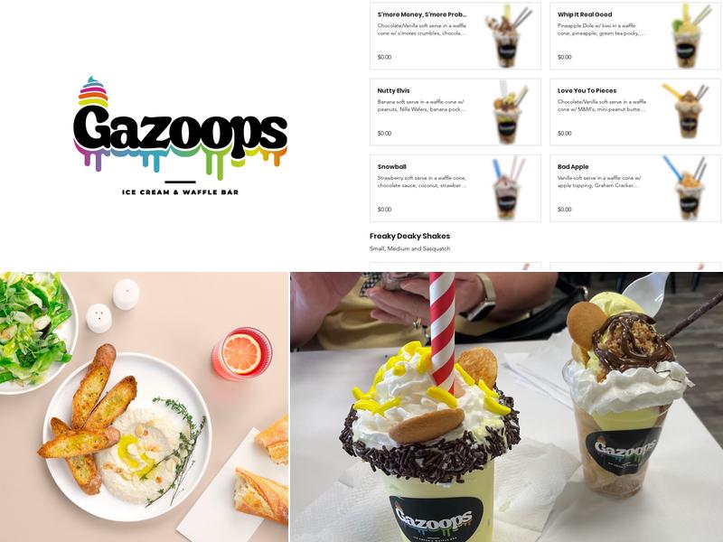 Gazoops Menu