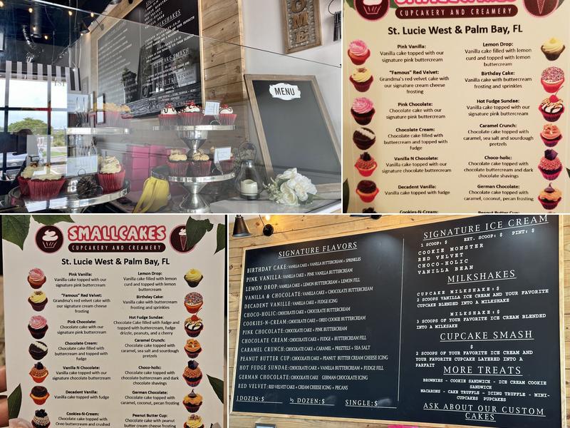 Smallcakes Palm Bay Menu