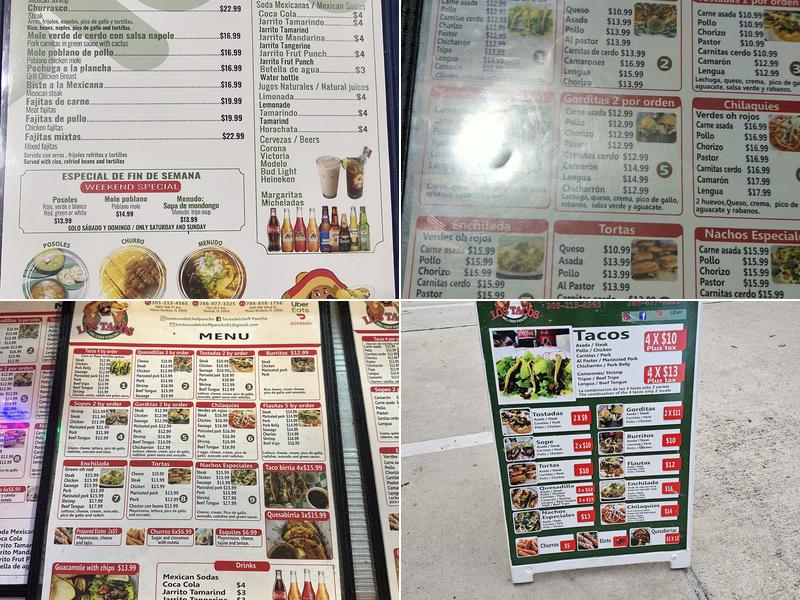 Los Tacos Del Chef Pancho 01 Menu