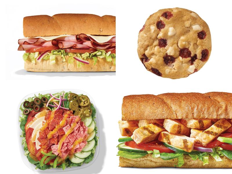 Subway Menu