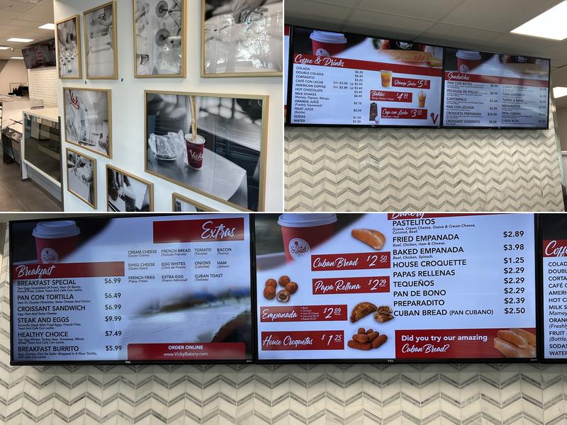 Vicky Bakery & Cafe Menu