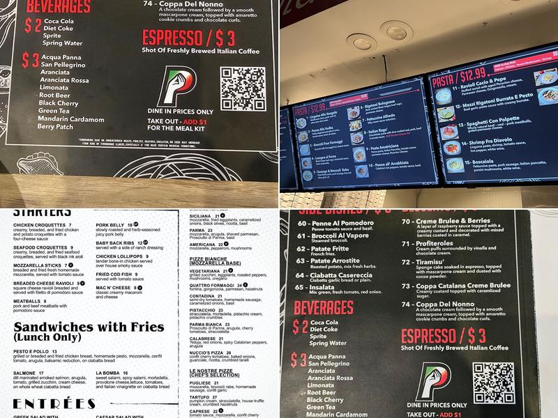 Volare | Italian Cuisine, Pizza, & Wine Bar Menu