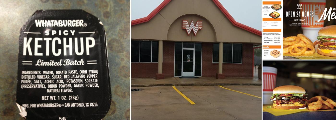 Whataburger Menu