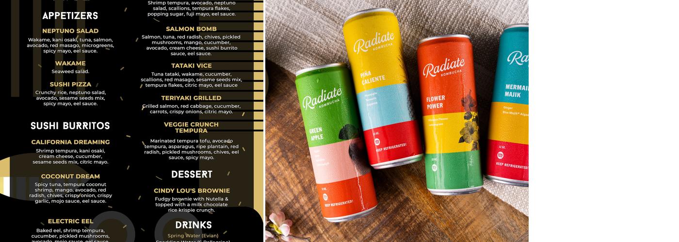 Sushi Burrito Miami Menu